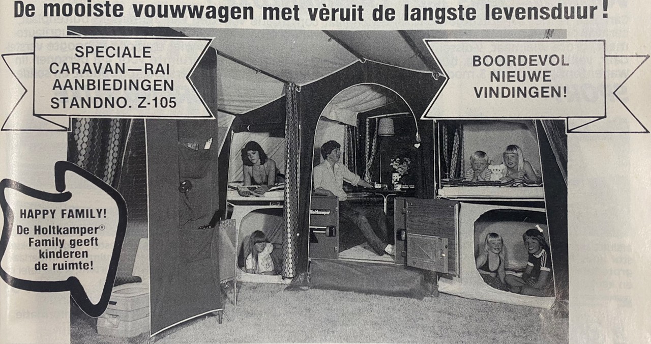 Holtkamper bringt seinen eigenen Faltanhänger auf den Markt, den Holtkamper Super de Luxe